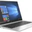 HP EliteBook 1030 G7 laptop with 10th Gen Intel Core i5 processor, compact 13.3-inch display, lightweight silver finish."