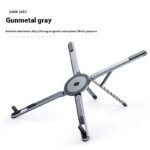 Aluminum Alloy Laptop Stand Bracket Desktop Vertical Folding - Image 4