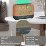 Christmas Snowflake Pattern Humidifier Household Colorful Aromatherapy Humidifier Atmosphere Colorful Diffuser - Image 8