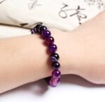 Bracelet En Pierre Naturelle Violet Pour Femme - Image 6