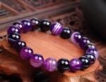 Bracelet En Pierre Naturelle Violet Pour Femme - Image 7