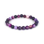 Bracelet En Pierre Naturelle Violet Pour Femme - Image 3