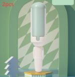 Pet Hair Remover Roller Comfy Non-Slip Handle Dog Cat Portable Pet Lint Roller Self-Cleaning Base Couch Car Seat Carpet Bedding - Image 4