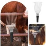 Dematting Brush Rake Comb Pet Comb Rake Comb Grooming Brush Hand Undercoat Scrubber Pet Combing Kit For Horses Grooming Rake Dogs Dog Rake - Image 5