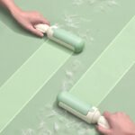 Pet Hair Remover Roller Comfy Non-Slip Handle Dog Cat Portable Pet Lint Roller Self-Cleaning Base Couch Car Seat Carpet Bedding - Image 2