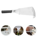 Dematting Brush Rake Comb Pet Comb Rake Comb Grooming Brush Hand Undercoat Scrubber Pet Combing Kit For Horses Grooming Rake Dogs Dog Rake - Image 4