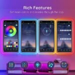 16.4/32.8Ft Neon Rope Lights,Flexible Led Rope Lights Control With App/Remote,Multiple Modes Rope Lights,Music Sync Light Strip For Bedroom - Image 5