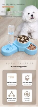 Plastic Bowl For Cat Removable Automatic Water Feeder - Image 3
