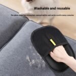 Pet Hair Remover Mitt Pet Hair Remover Gloves Deshedding Brush Glove For Dog Cat Rabbit With Long Short Curly Hair - Image 6