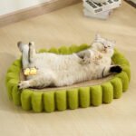 Oval Cat Scratch Pad Bowl Car Scratching Board Cat Nest Furniture Protector Cat Scratcher Cardboard Kitty Scratching Pad - Image 2