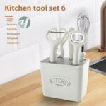Kitchen Gadget Set Peeler Complementary Food Tool Belt Storage Seat