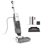 4-in-1 Steam Vacuum Mop Self-Cleaning Wet Dry Vacuum For Hardwood Floors Carpets High-Temperature Steam With LED Display
