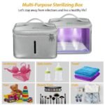 UV Disinfection Bag, Portable LED UV Sanitizer Box USB-Powered Travel UV Cleaner Bag - Image 3