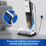 4-in-1 Steam Vacuum Mop Self-Cleaning Wet Dry Vacuum For Hardwood Floors Carpets High-Temperature Steam With LED Display - Image 8