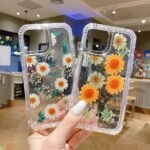 Simulation Painted Flower Epoxy Phone Case - Image 3