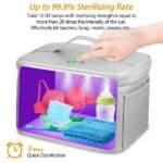 UV Disinfection Bag, Portable LED UV Sanitizer Box USB-Powered Travel UV Cleaner Bag - Image 2
