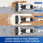 4-in-1 Steam Vacuum Mop Self-Cleaning Wet Dry Vacuum For Hardwood Floors Carpets High-Temperature Steam With LED Display - Image 7