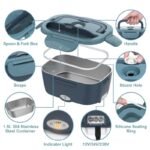 Electric Heated Lunch Box Portable Food Warmer Lunch Bento Box 12V 24V UK Plug - Image 3