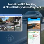 Jimi JC261P 4G Car Camera With ADAS Live Stream HD Dual Cameras GPS Tracking Wifi Hotspot Multiple Alarms DVR Dash Cam Free APP - Image 6