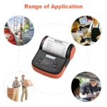 GOOJPRT 80mm Mini Thermal Receipt Printer Portable Mobile Ticket Bill Printer For Android IOS Windows Wireless Bluetooth Printer - Image 4