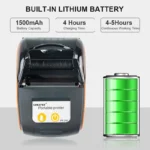 GOOJPRT PT-210 58mm Mini Portable Printer Mobile Wireless Bluetooth Mobile Ticket Bill POS Printer Handheld Barcode Phone and PC - Image 2